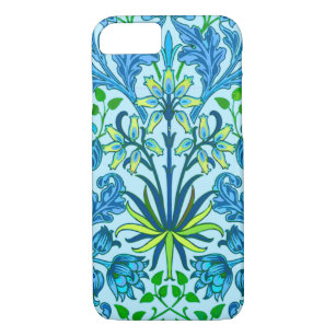 William Morris Hyacinth Print, Cerulean Blue Case-Mate iPhone Case
