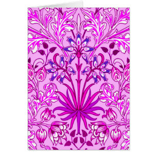 William Morris Hyacinth Print, Lavender and Violet