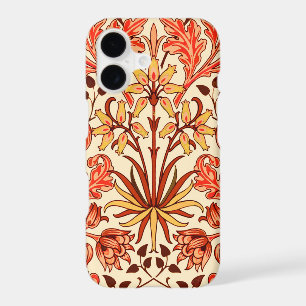 William Morris Hyacinth Print, Orange and Rust