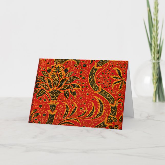 William Morris - India Thank You Card (Front)