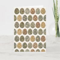 William Morris Inspired Botanical Easter Egg