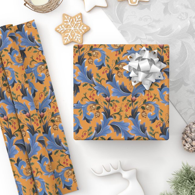 William Morris Inspired Christmas Elegant Wrapping Paper (Creator Uploaded)