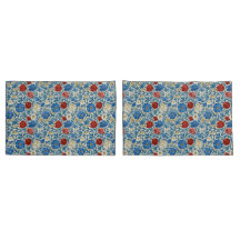 William Morris Inspired Cornflower Pattern 