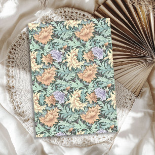 William Morris inspired cream purple peach sage Tissue Paper
