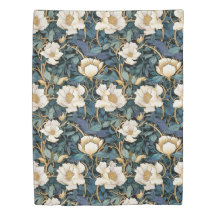 William Morris Inspired Floral Duvet Cover