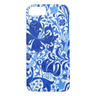 William Morris Iris and Lily, Cobalt Blue Case-Mate iPhone Case