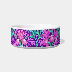 William Morris Irises, Amethyst Purple Bowl