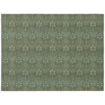 William Morris Ispahan Teal Green Floral Art