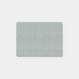 William Morris Ispahan Teal Green Floral Art Post-it Notes