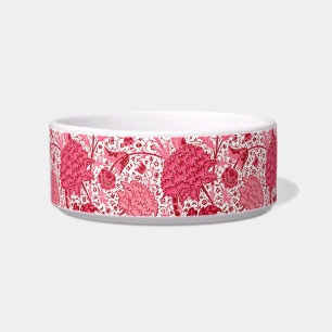 William Morris Jacobean Floral, Coral Pink Bowl