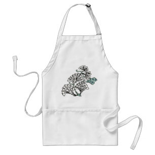 William Morris Jasmine and Leaves Pattern Standard Apron