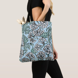 William Morris Jasmine and Leaves Pattern Tote Bag