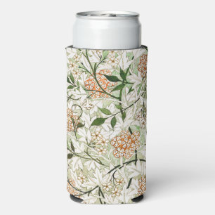 William Morris Jasmine Blossom Garden Design Seltzer Can Cooler