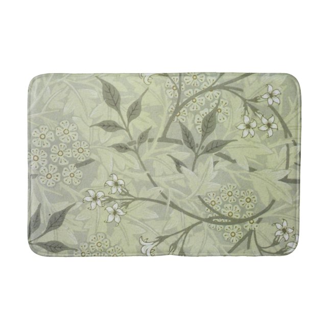 William Morris Jasmine Botanical Bath Mat (Front)