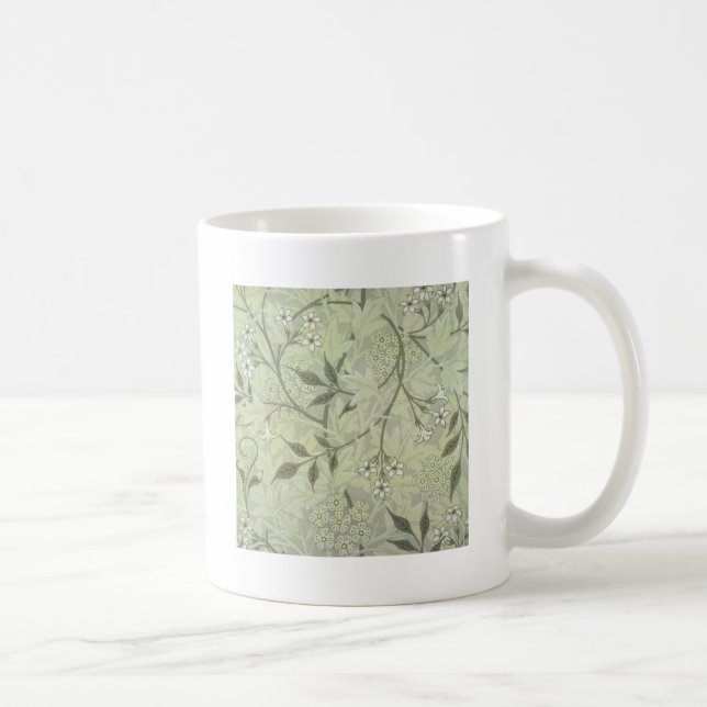 William Morris Jasmine Botanical Coffee Mug (Right)