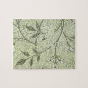 William Morris Jasmine Botanical Jigsaw Puzzle