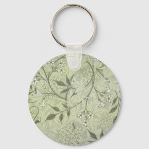 William Morris Jasmine Botanical Key Ring