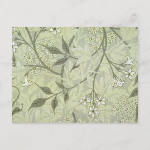 William Morris Jasmine Botanical Postcard