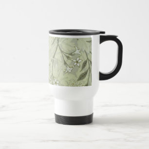 William Morris Jasmine Botanical Travel Mug