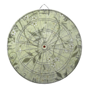 William Morris Jasmine Botanical Vintage Antique Dartboard