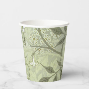 William Morris Jasmine Botanical Vintage Antique Paper Cups