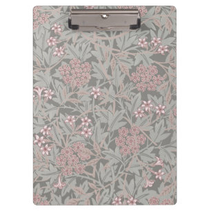William Morris Jasmine Flower Pattern Clipboard