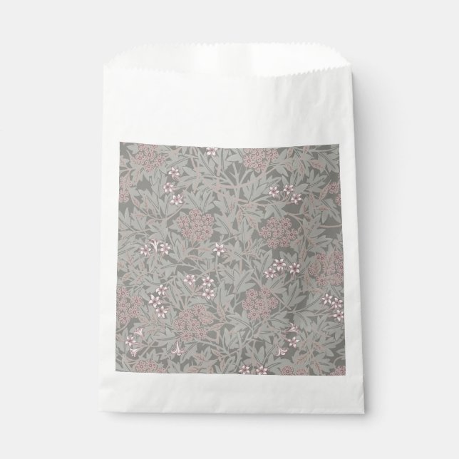 William Morris Jasmine Flower Pattern Favour Bags (Front)