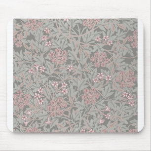 William Morris Jasmine Flower Pattern Mouse Pad