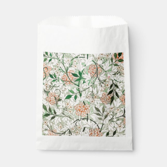 William Morris Jasmine Garden Flower Classic Favour Bags (Front)
