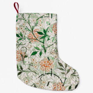 William Morris Jasmine Garden Flower Classic Small Christmas Stocking