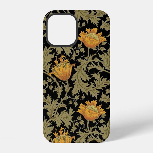 William Morris JH Dearle Anemone Victorian Pattern iPhone Case (Back)
