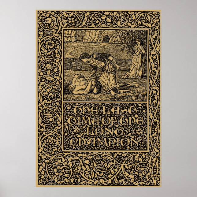William Morris Kelmscott Press page 1896 Poster (Front)