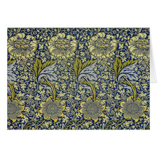 William Morris Kennet Floral Wallpaper Blue