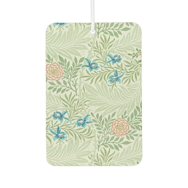 William Morris Larkspur Car Air Freshener (Front)