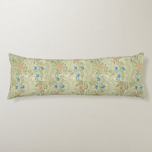 William Morris Larkspur Floral Pattern Body Cushion