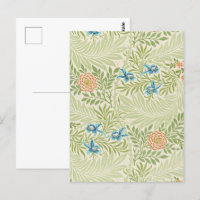 William Morris Larkspur Floral Pattern