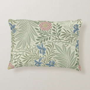 William Morris Larkspur Floral Wallpaper Decorative Cushion