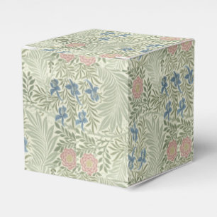 William Morris Larkspur Floral Wallpaper Favour Box