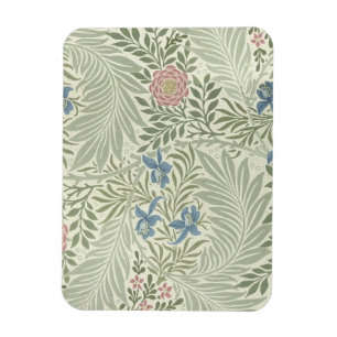 William Morris Larkspur Floral Wallpaper Magnet