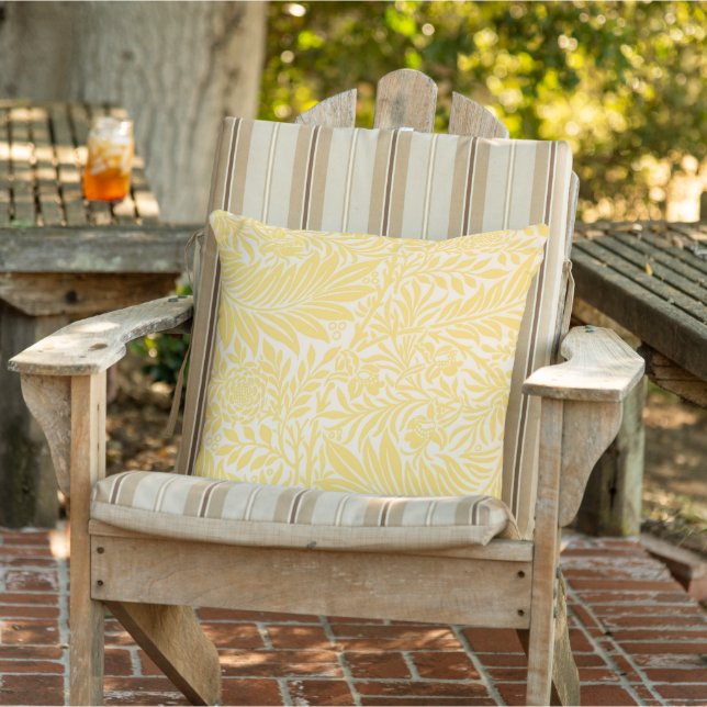 William Morris - Larkspur Leaves & Flower Pattern Cushion (Chair)