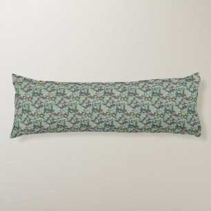 William Morris Leicester Leaves Flowers Carnation Body Cushion