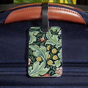 William Morris - Leicester vintage floral design Luggage Tag