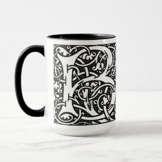 William Morris Letter 'B' - Mug