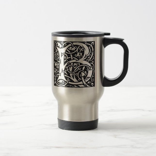 William Morris Letter 'B' - Mug (Right)