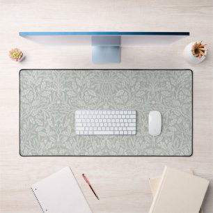 William Morris Light Green Oak and leaves Desk Mat