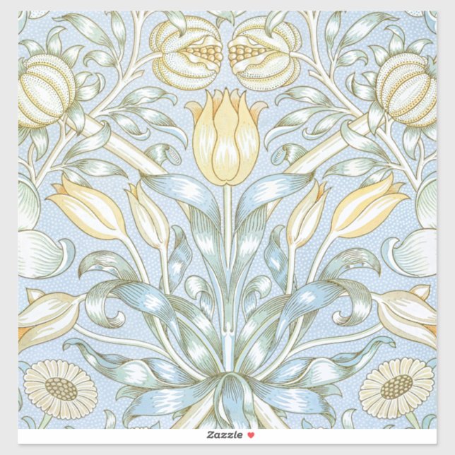 William Morris Lily and Pomegranate Flower Pattern (Sheet)