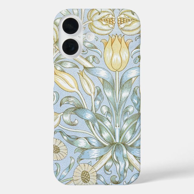 William Morris Lily and Pomegranate Flower Pattern Case-Mate iPhone Case (Back)