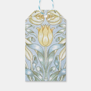 William Morris Lily and Pomegranate Flower Pattern Gift Tags