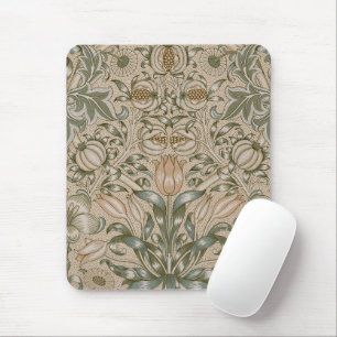 William Morris Lily and Pomegranate Flower Pattern Mouse Pad