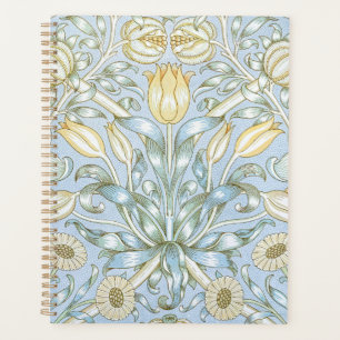 William Morris Lily and Pomegranate Flower Pattern Planner
